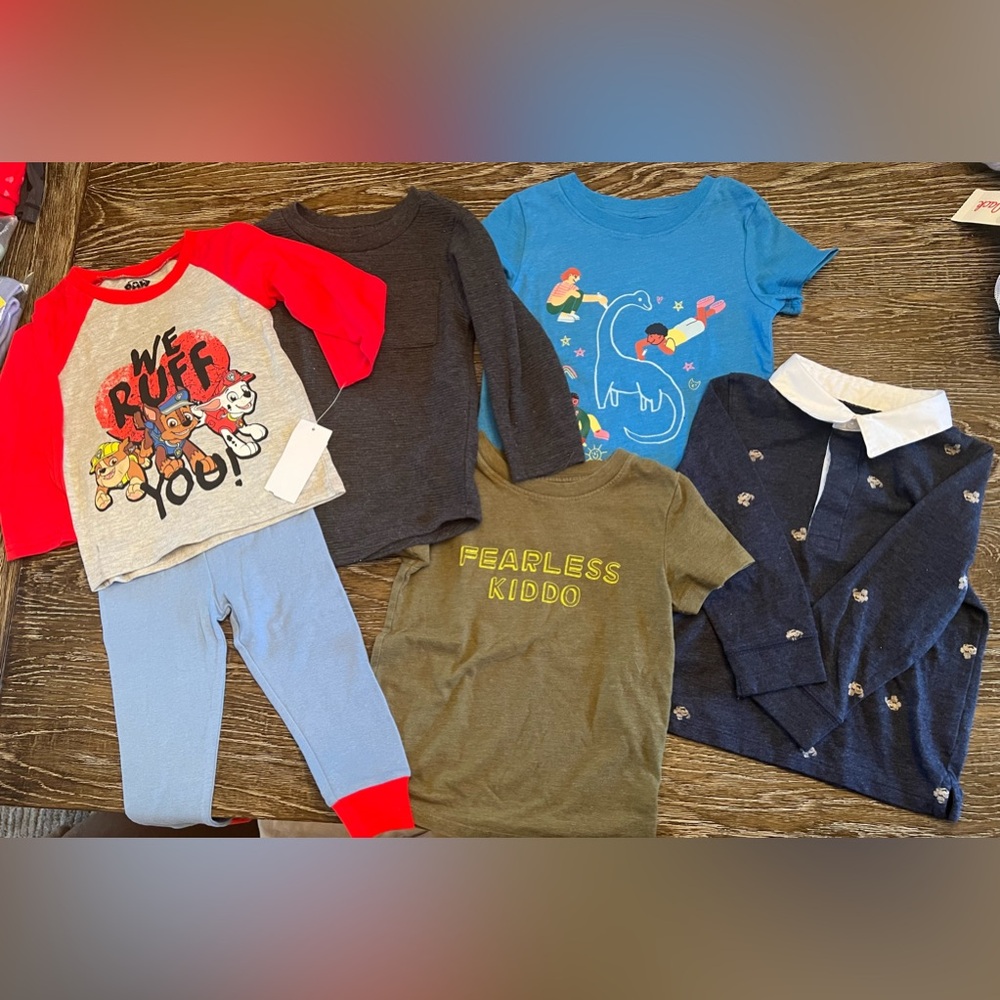 Size 2T summer boy clothes bundle cat and Jack paw patrol